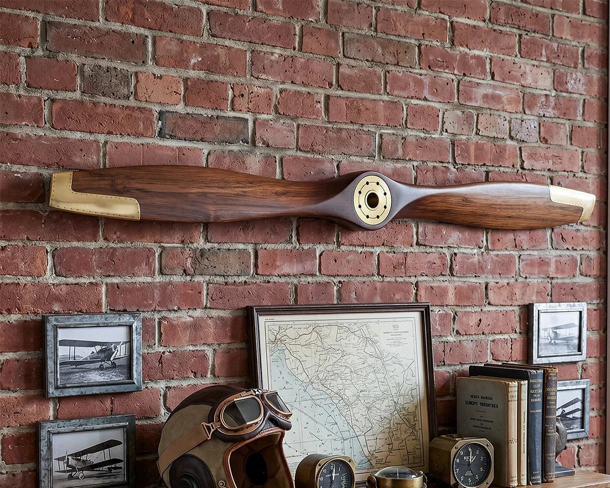 Sculptural Airplane Propeller Wall Art – image 8