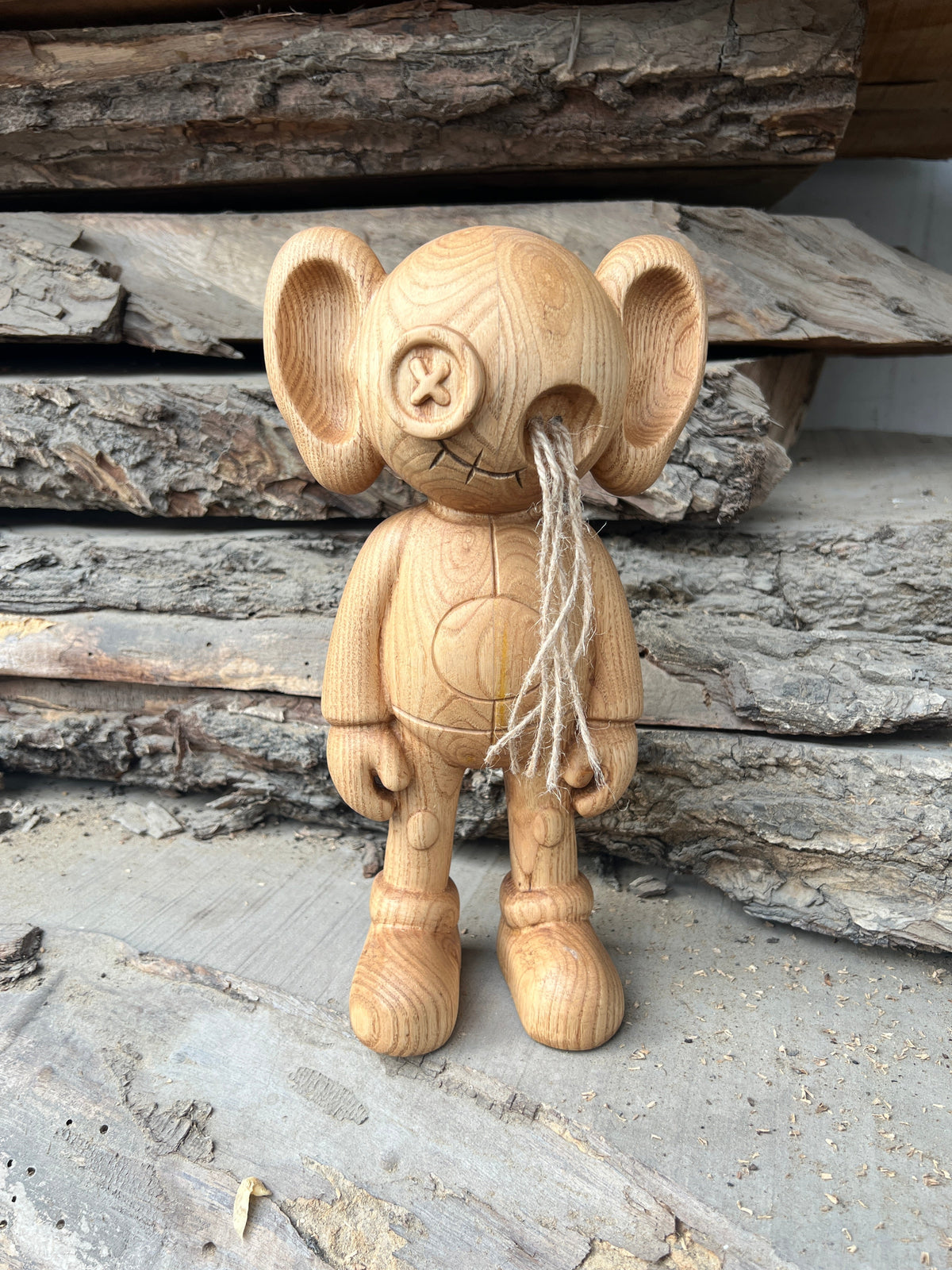 Solid Wood Designer Figure Sculpture – image 10