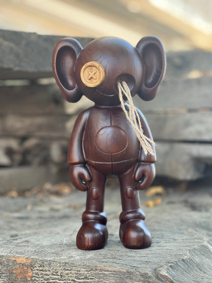 Solid Wood Designer Figure Sculpture – image 9