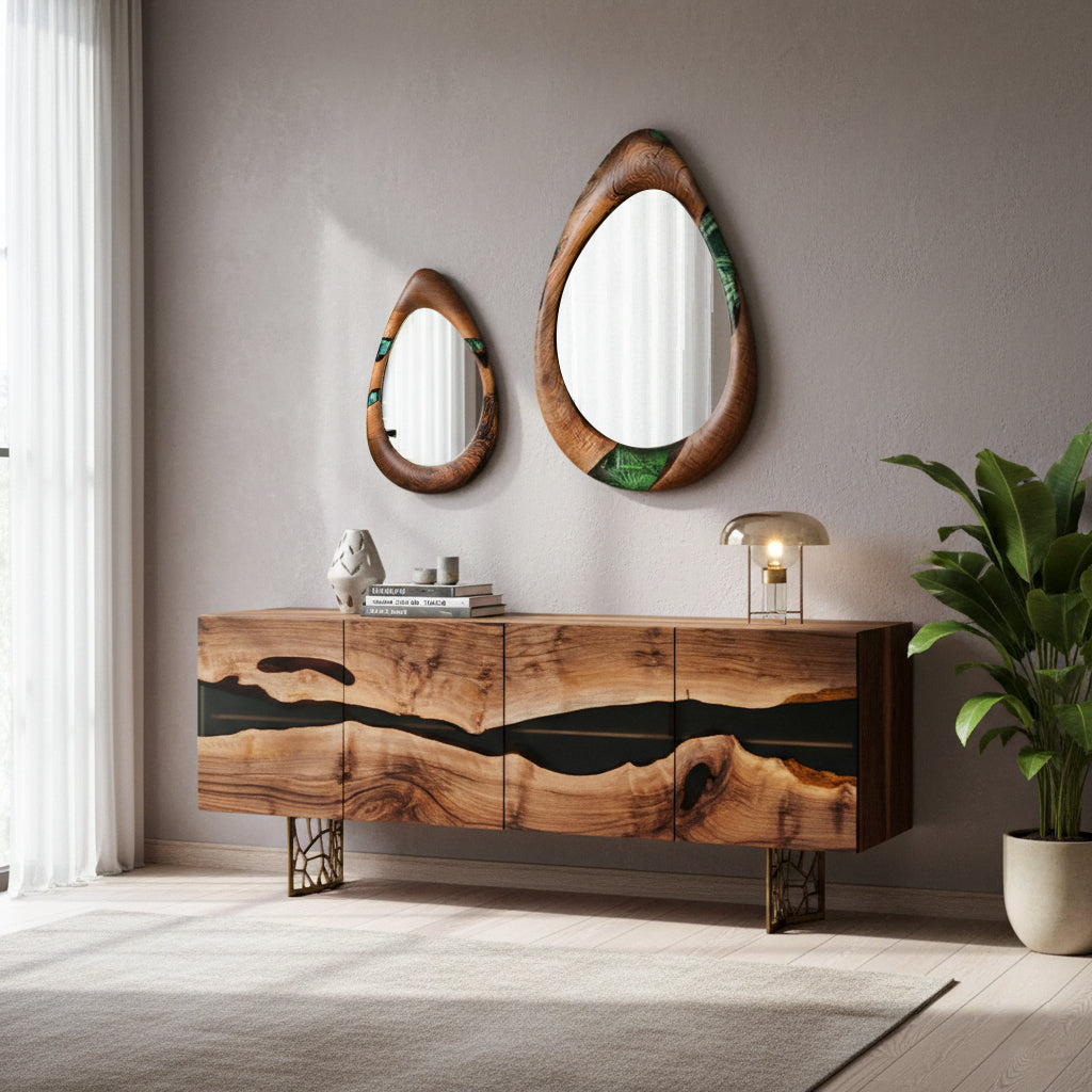 Walnut and Resin Dining Room Sideboard – image 2