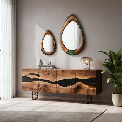 Walnut and Resin Dining Room Sideboard – image 2