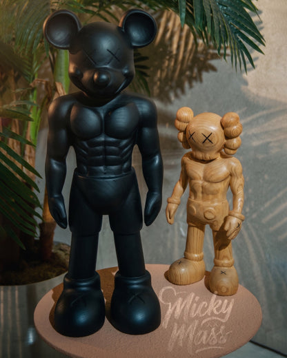 Solid Wood Collectible Art Figure – image 1