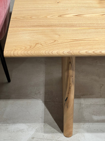 Minimal Chestnut Wood Dining Table – image 7