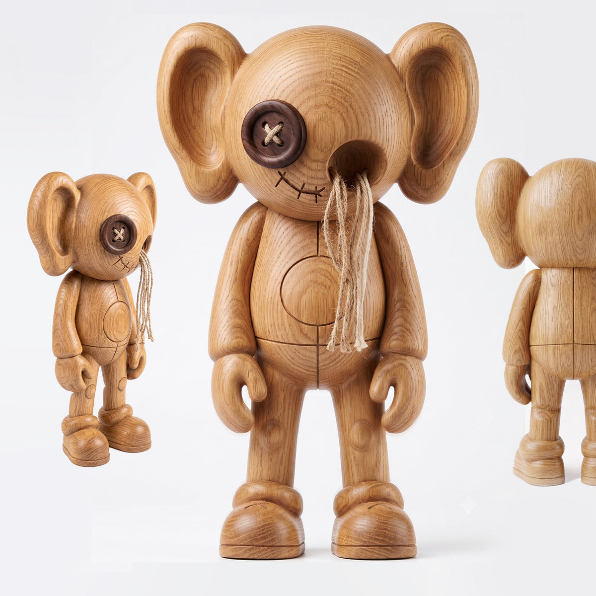 Solid Wood Designer Figure Sculpture – image 2