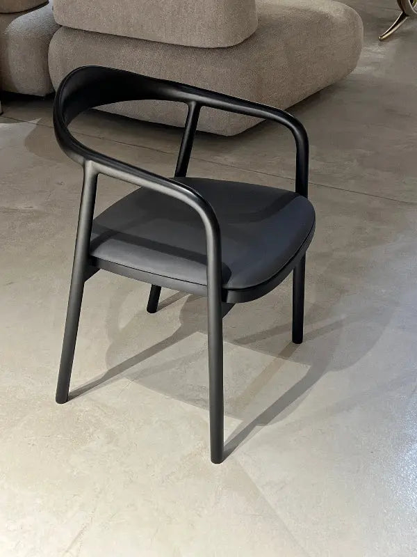 Solid Walnut Dining Chair with Sculpted Back – image 6