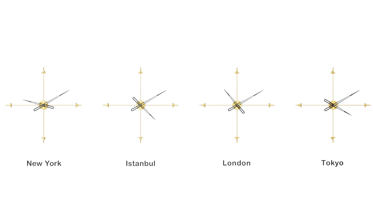 Bussola World Time Zone Clock Set – image 12