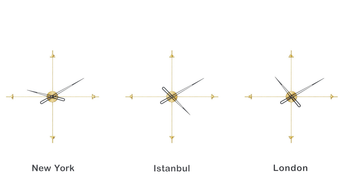 Bussola World Time Zone Clock Set – image 8