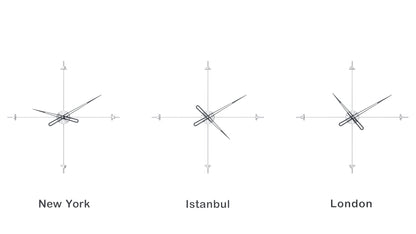 Bussola World Time Zone Clock Set – image 7