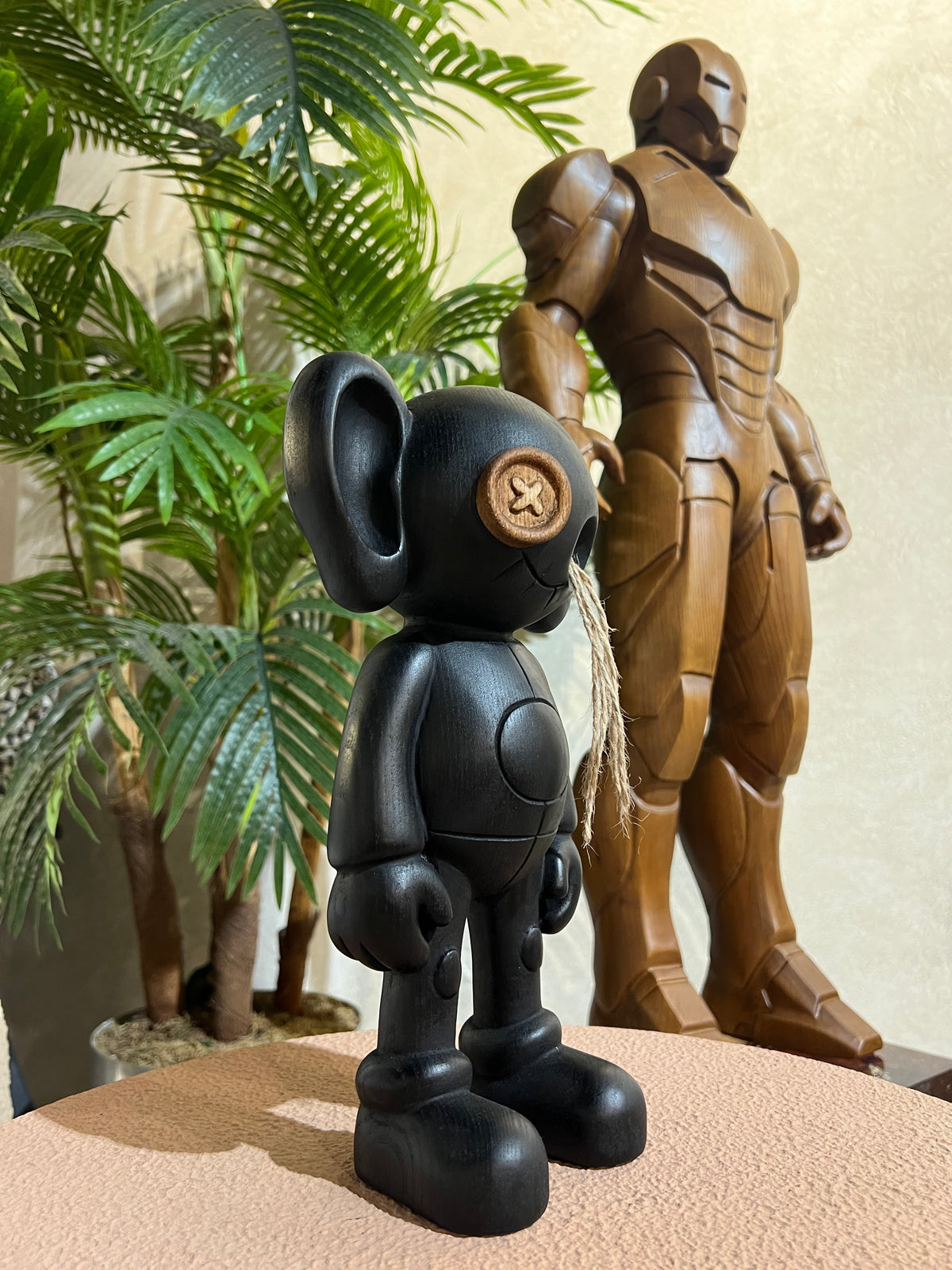Solid Wood Designer Figure Sculpture – image 7