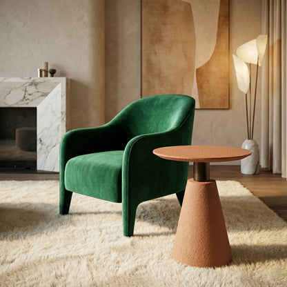 Textured Microcement Nesting Side Table Set – image 2