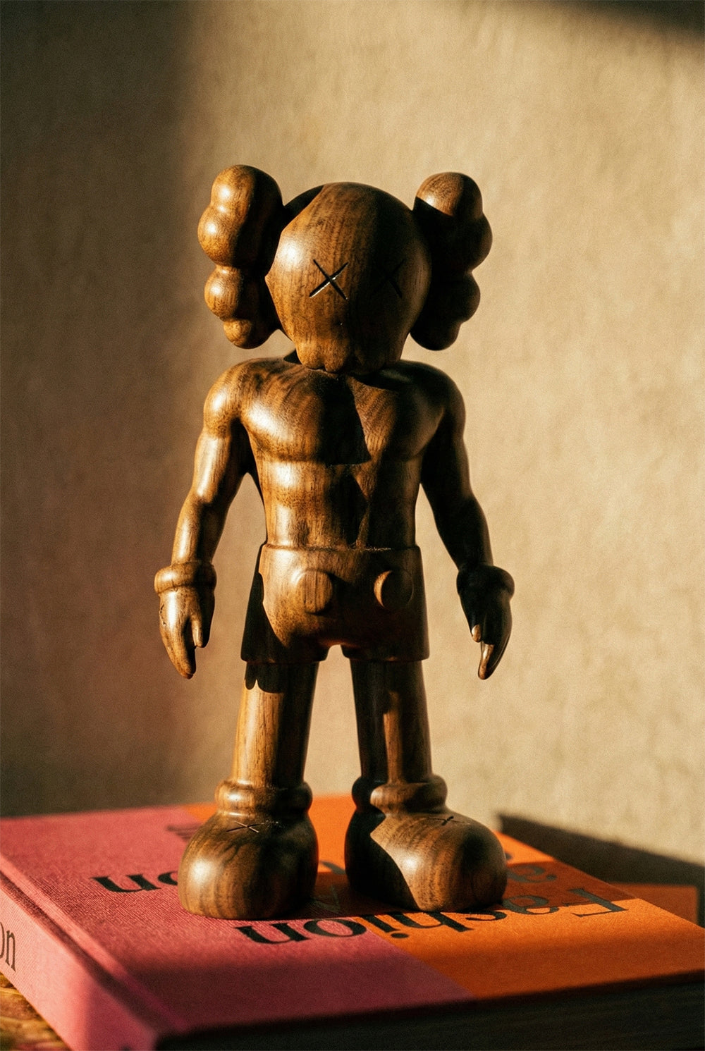 Handcrafted Wood Bear Sculpture with American Flag – image 13