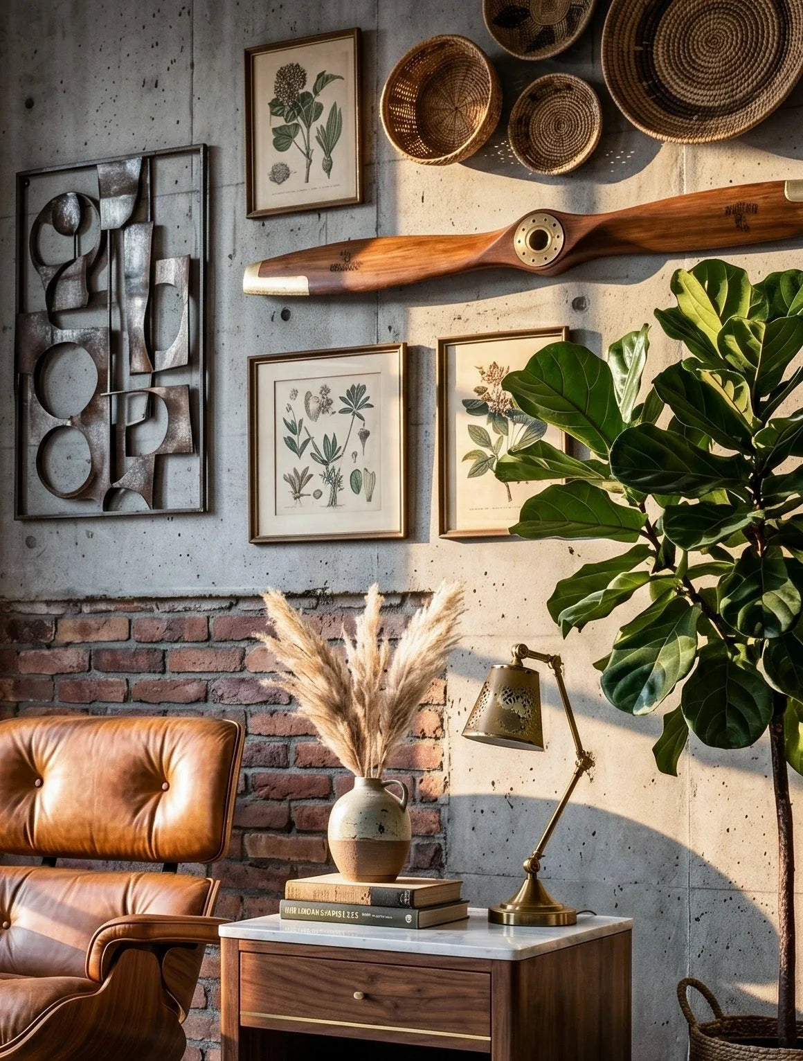 Sculptural Airplane Propeller Wall Art – image 12