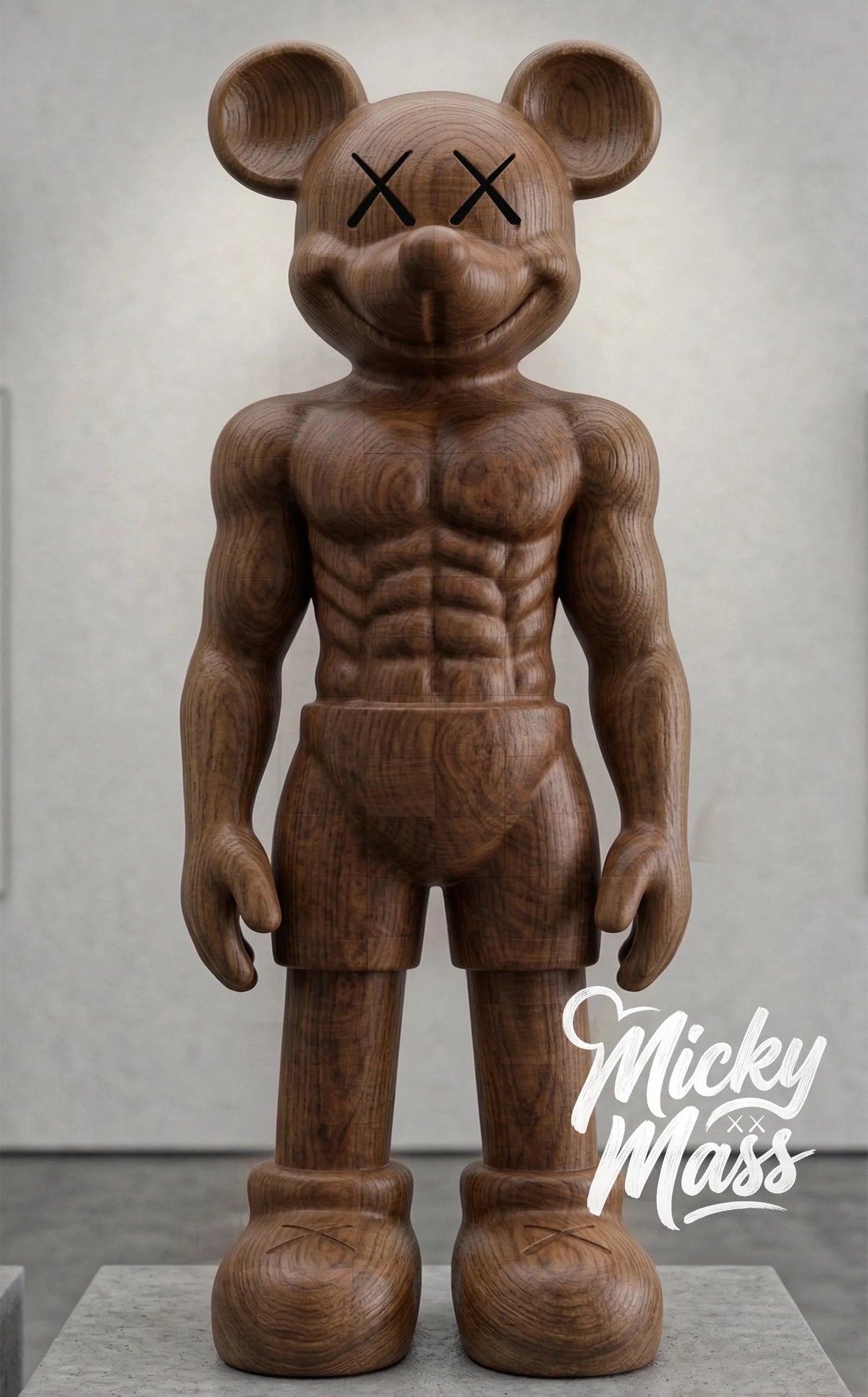 Solid Wood Collectible Art Figure – image 8