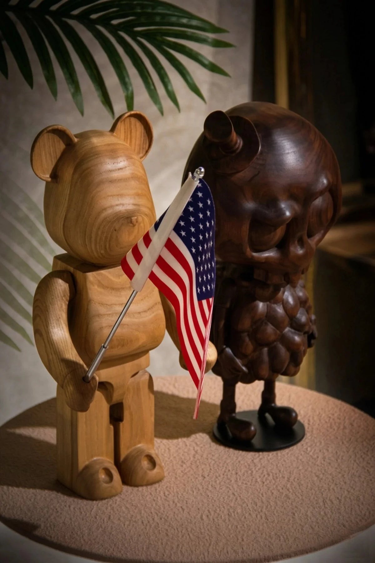 Handcrafted 15-inch Walnut Character Sculpture – image 12