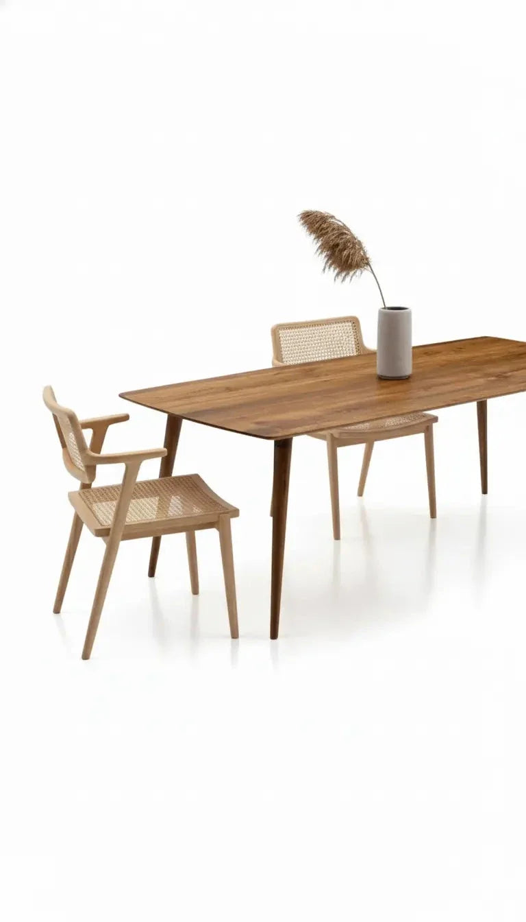 Edge-Glued Solid Wood Dining and Kitchen Table – image 3