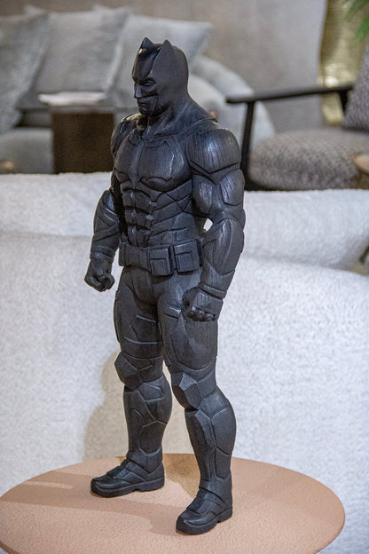 Armored Hero Solid Wood Sculpture – image 6
