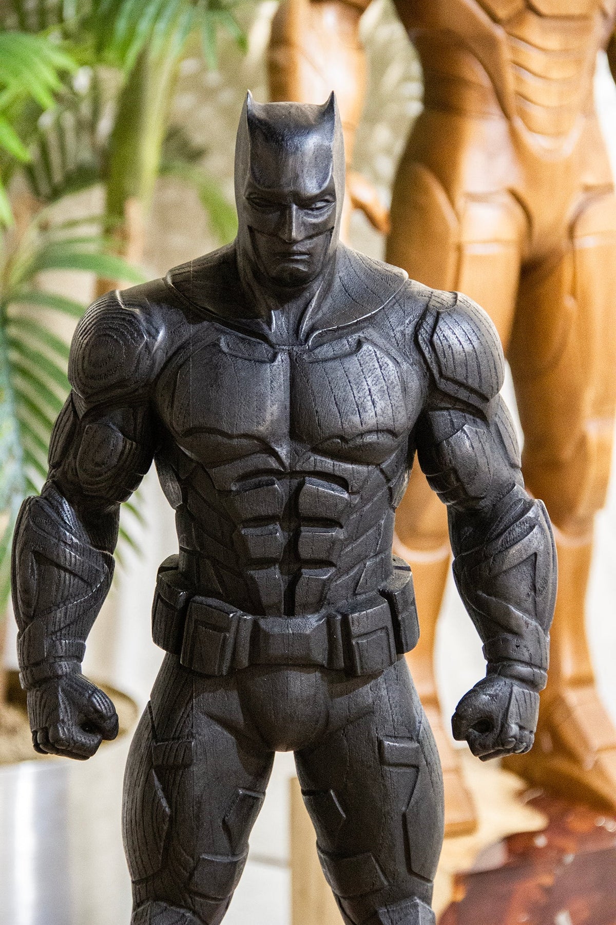 Armored Hero Solid Wood Sculpture – image 8
