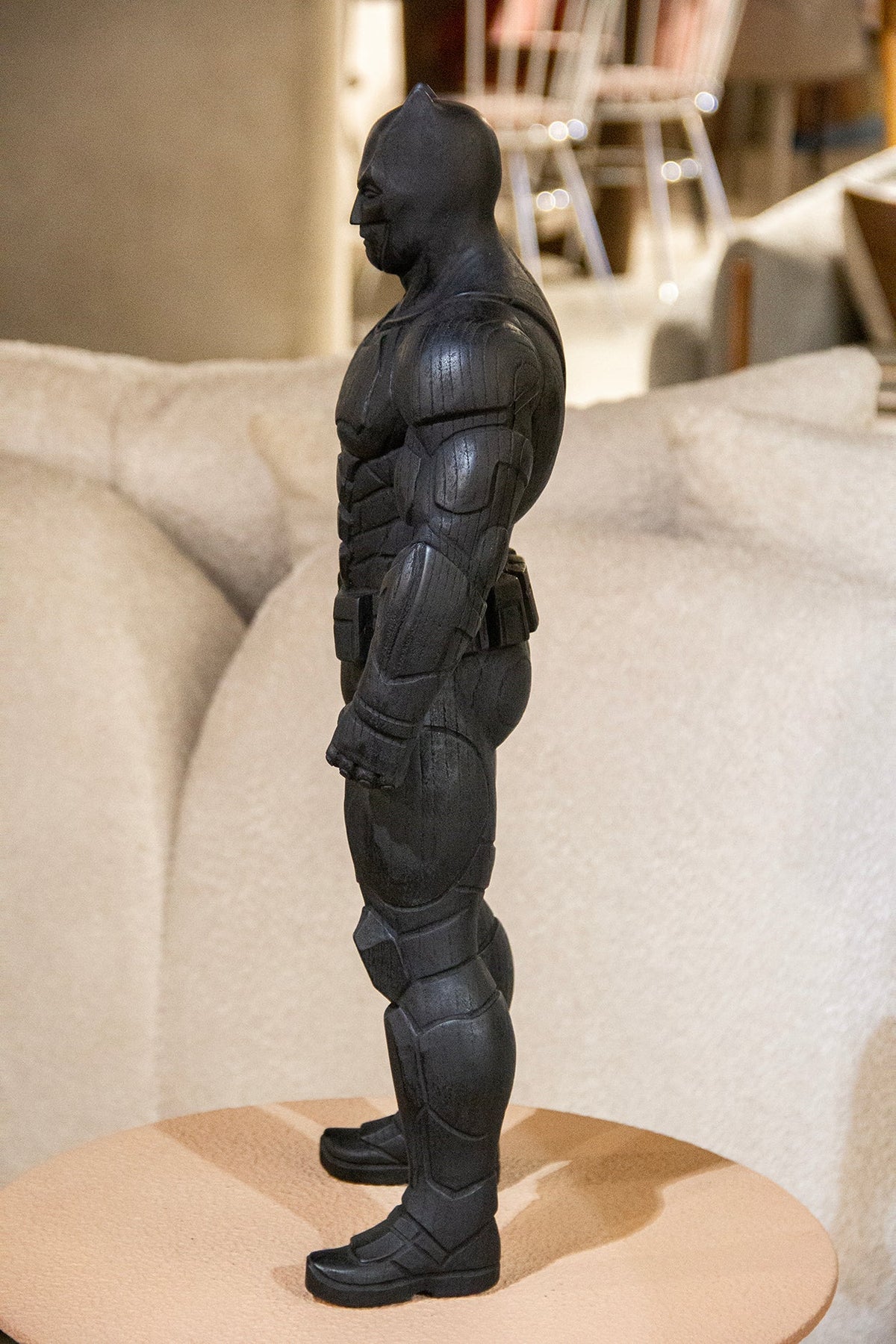 Armored Hero Solid Wood Sculpture – image 9