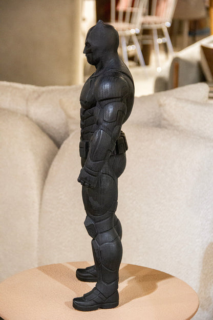 Armored Hero Solid Wood Sculpture – image 9
