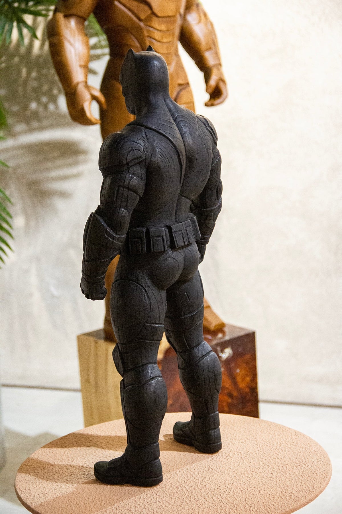 Armored Hero Solid Wood Sculpture – image 3