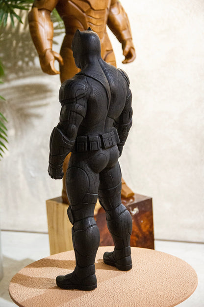 Armored Hero Solid Wood Sculpture – image 3