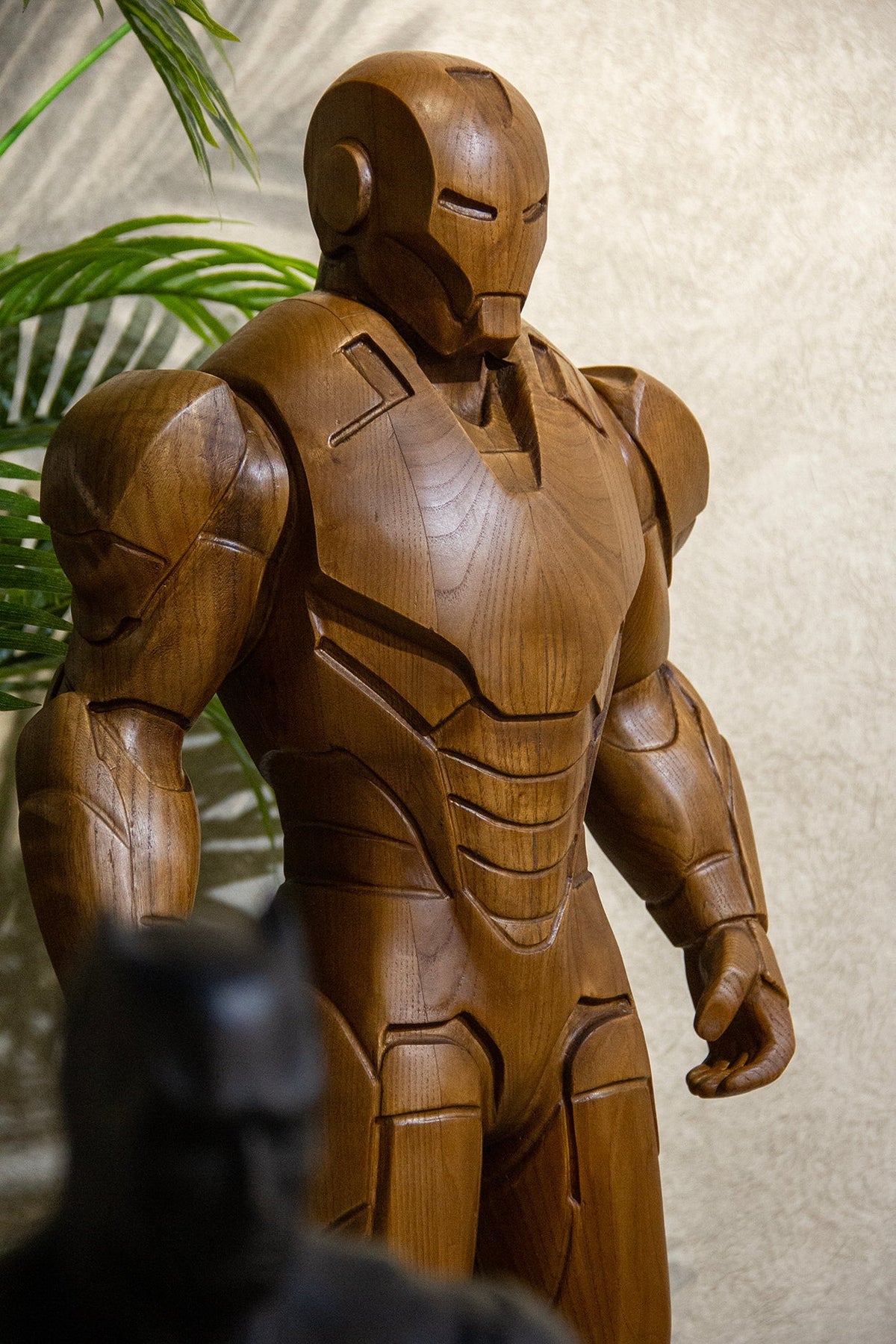Armored Hero Solid Wood Sculpture – image 12