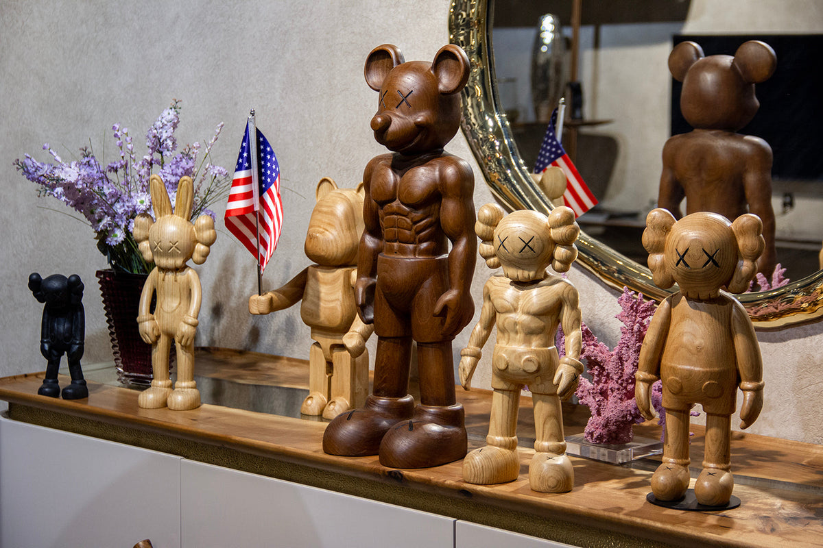 Armored Hero Solid Wood Sculpture – image 13