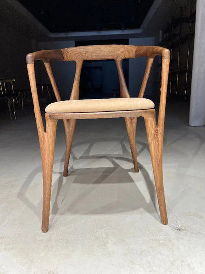 Italian-Style Solid Walnut Dining Chair – image 10
