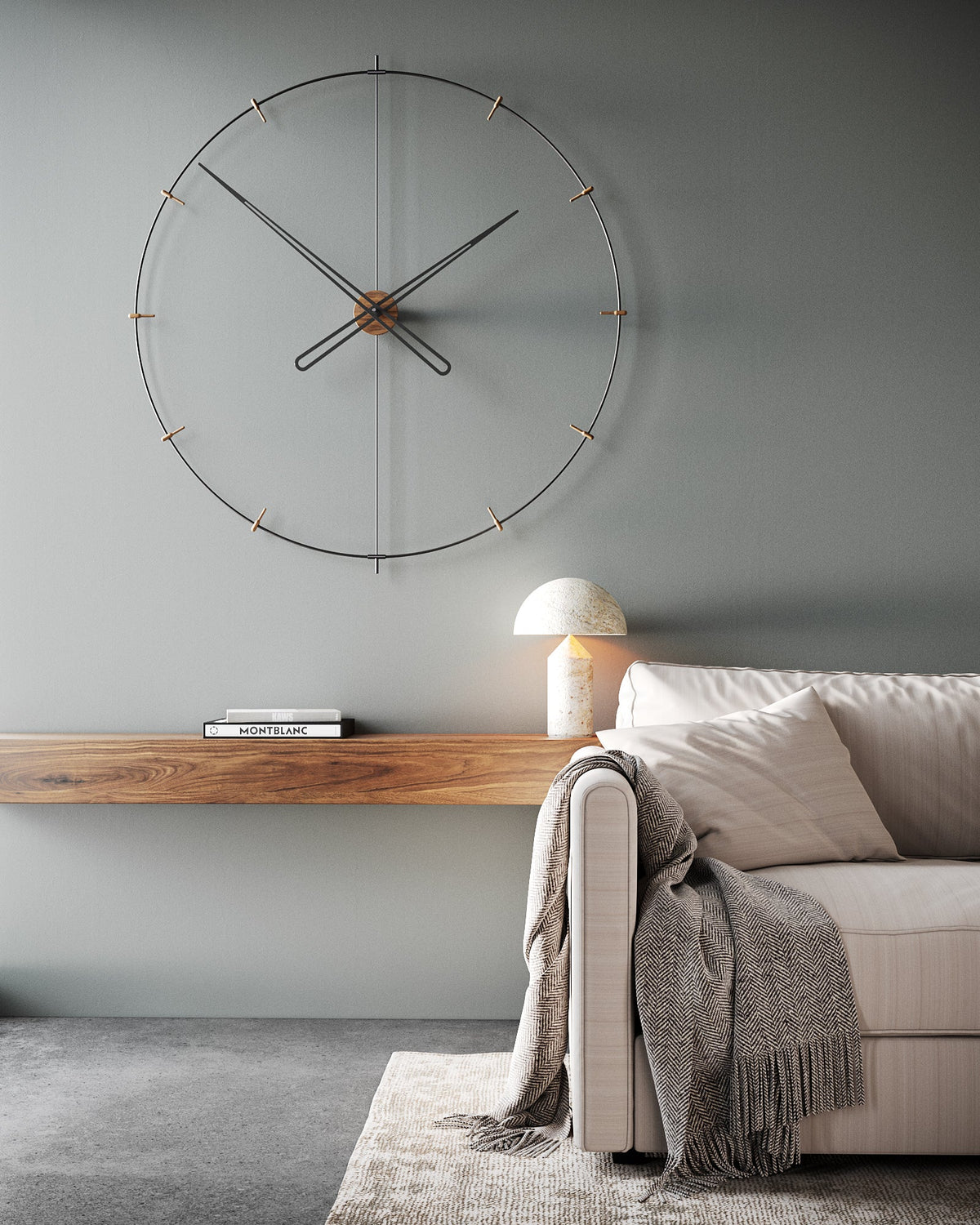 Massa Index Oversized Wall Clock – image 81