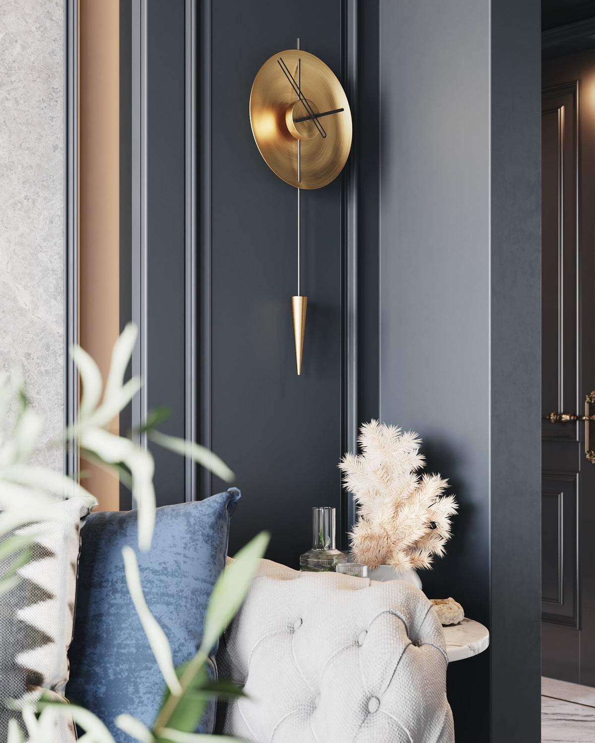 Orbita Wood and Metal Wall Clock – image 8