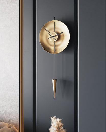Orbita Wood and Metal Wall Clock – image 1