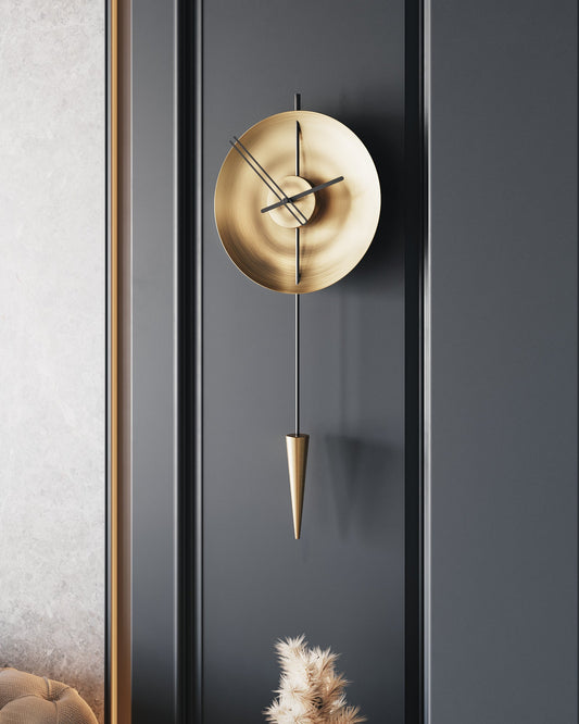 Orbita Wood and Metal Wall Clock – image 1