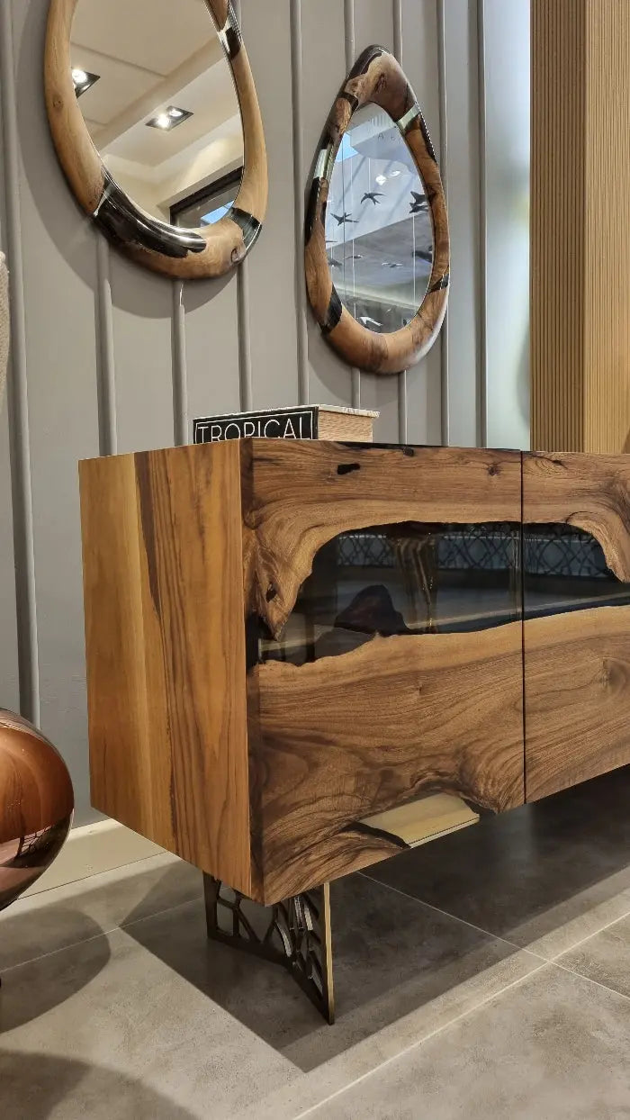 Walnut and Resin Dining Room Sideboard – image 4