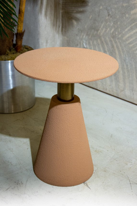 Textured Microcement Nesting Side Table Set – image 3