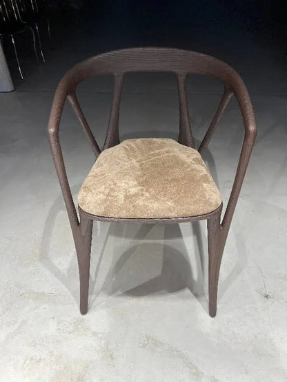 Italian-Style Solid Walnut Dining Chair – image 12