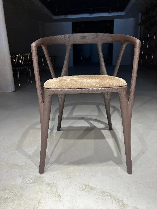 Italian-Style Solid Walnut Dining Chair – image 13