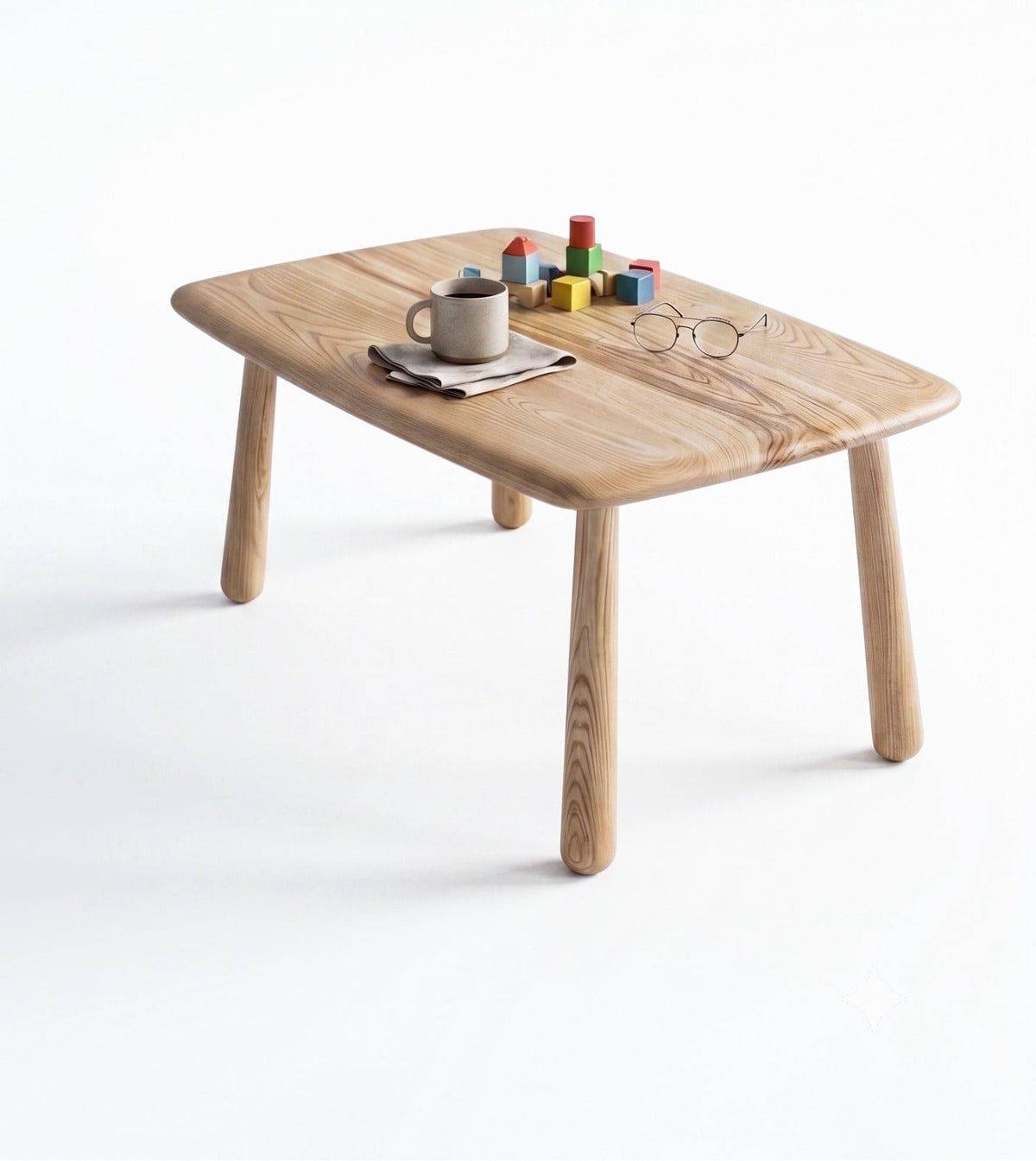 Solid Wood Children's Table and Chair Set – image 5