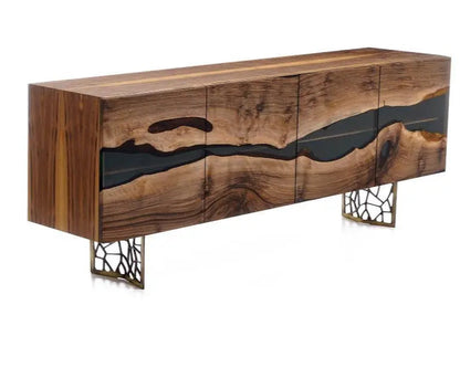 Walnut and Resin Dining Room Sideboard – image 1