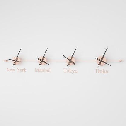 Mondo Panoramic World Time Zone Wall Clock – image 24