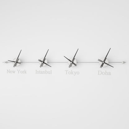 Mondo Panoramic World Time Zone Wall Clock – image 14