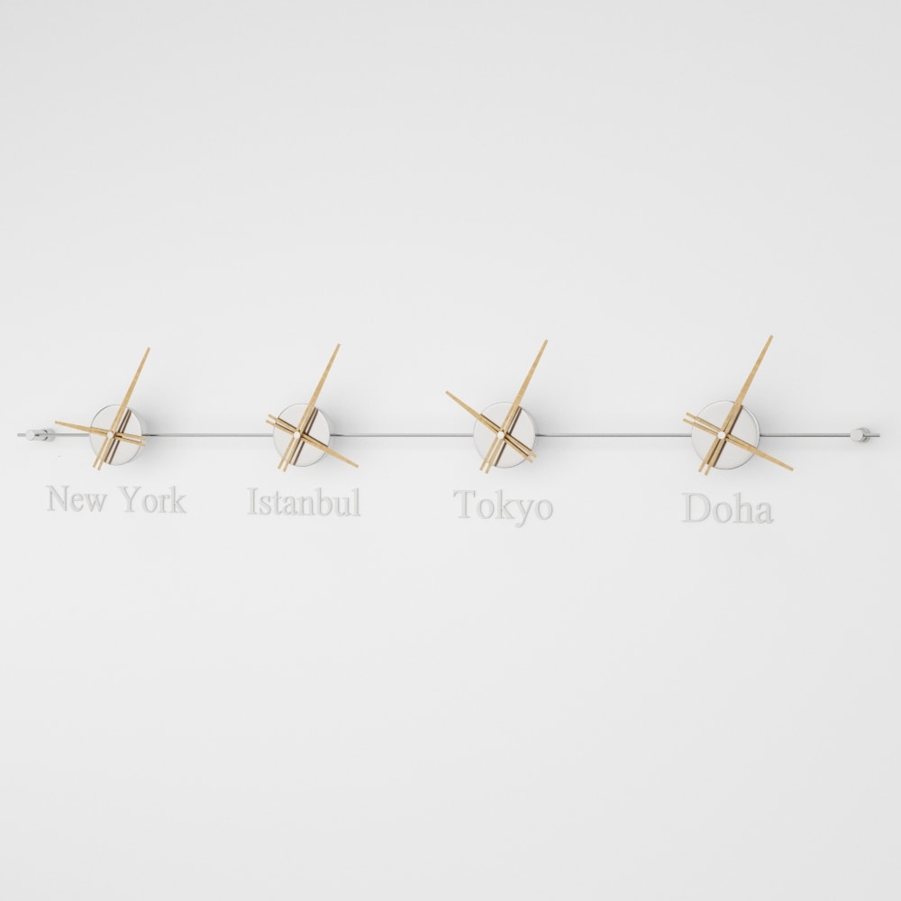 Mondo Panoramic World Time Zone Wall Clock – image 18