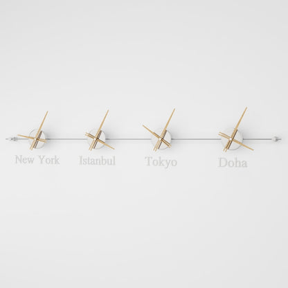 Mondo Panoramic World Time Zone Wall Clock – image 18