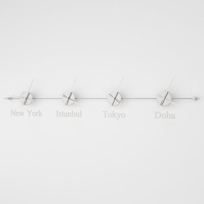 Mondo Panoramic World Time Zone Wall Clock – image 15