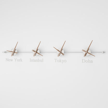 Mondo Panoramic World Time Zone Wall Clock – image 17