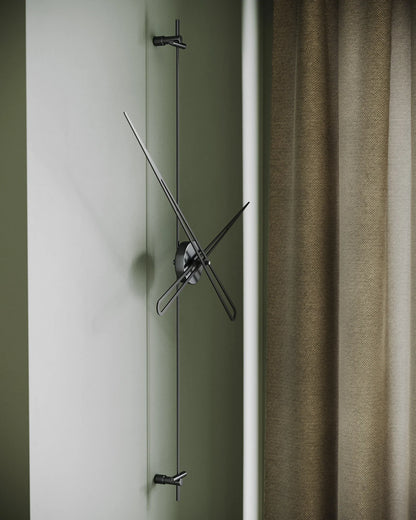 Axis Linear Metal Wall Clock – image 7