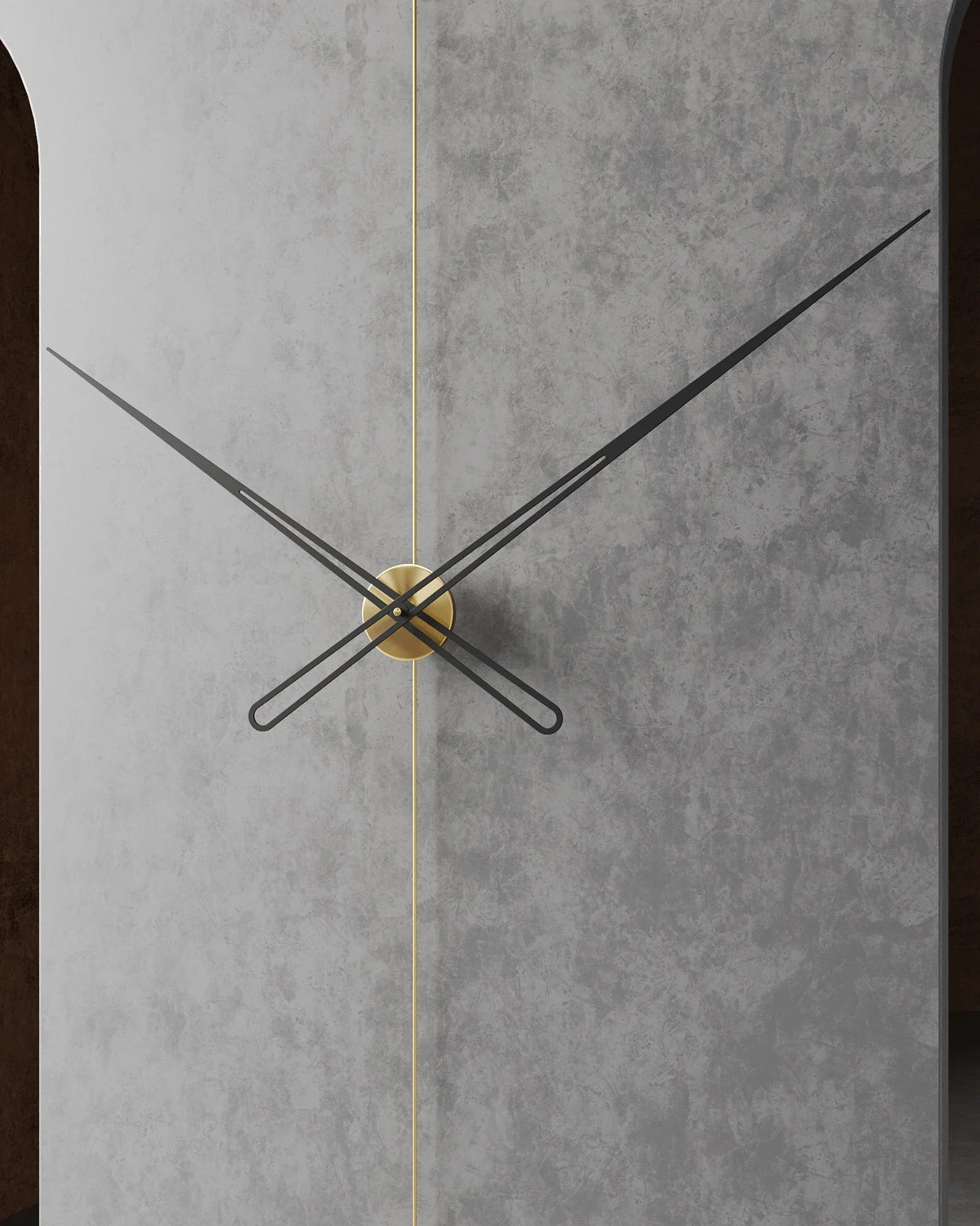 Axis Linear Metal Wall Clock – image 5