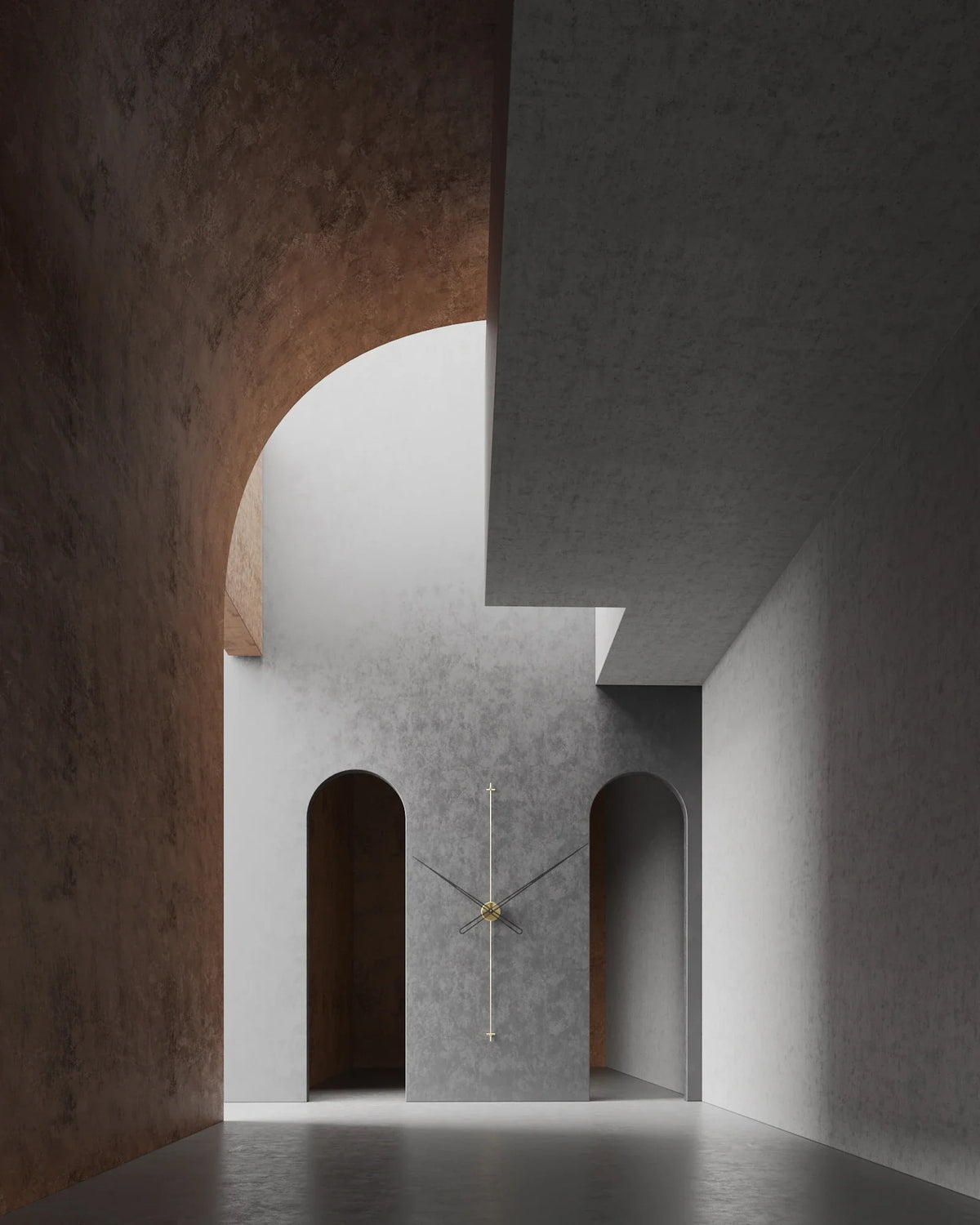 Axis Linear Metal Wall Clock – image 8