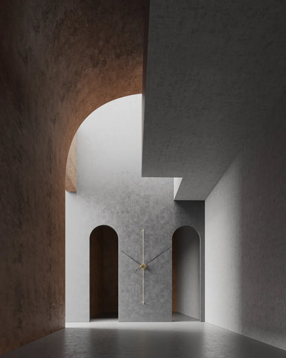 Axis Linear Metal Wall Clock – image 8