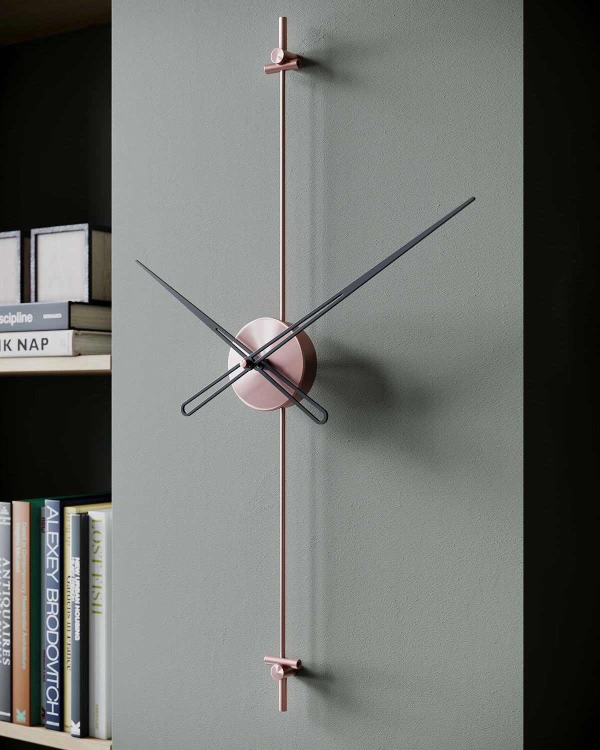 Axis Linear Metal Wall Clock – image 3