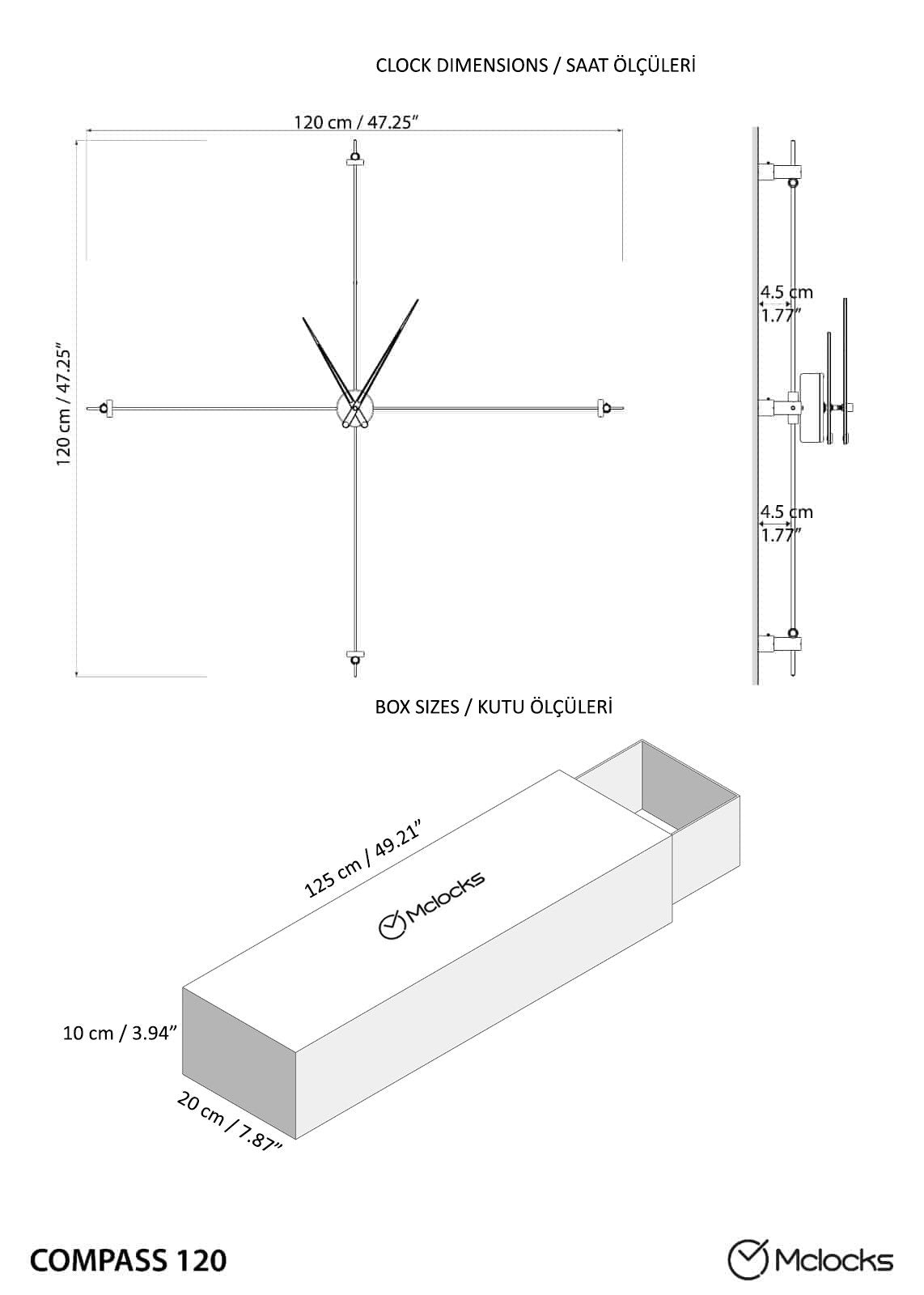 Bussola Contemporary Wall Clock – image 17